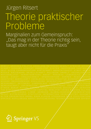 Theorie praktischer Probleme von Ritsert,  Jürgen