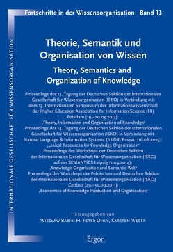 Theorie, Semantik und Organisation von Wissen von Babik,  Wieslaw, Ohly,  H. Peter, Weber,  Karsten