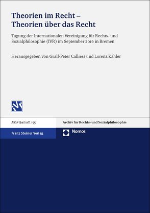 Theorien im Recht – Theorien über das Recht von Calliess,  Gralf-Peter, Kähler,  Lorenz