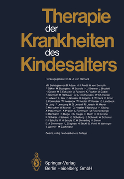 Therapie der Krankheiten des Kindesalters von Harnack,  G.-A.v.