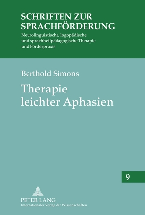 Therapie leichter Aphasien von Simons,  Berthold