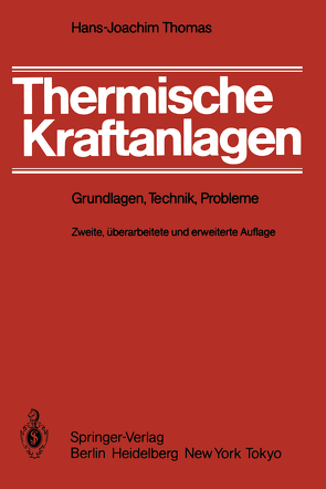 Thermische Kraftanlagen von Thomas,  H.-J.