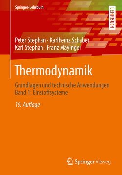 Thermodynamik von Mayinger,  Franz, Schaber,  Karlheinz, Stephan,  Karl, Stephan,  Peter