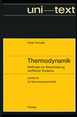 Thermodynamik von Schuller,  Dieter