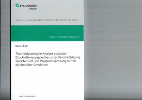 Thermodynamische Analyse adiabater Druckluftenergiespeicher unter Berücksichtigung feuchter Luft und Wassereinspritzung mittels dynamischer Simulation von Budt,  Marcus