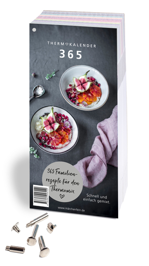 Thermokalender 365: Tageskalender 2023 für Thermomix® I 365 Rezepte I Familienrezepte I Abreißkalender I Küchen-Kalender I Buchschrauben zum Sammeln der Lieblingsrezepte I Wandkalender oder zum Aufstellen von Fietze,  Bianka