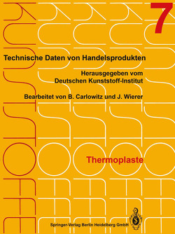 Thermoplaste von Carlowitz,  Bodo, Wierer,  Jutta