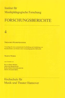 Thesaurus Musikpädagogik von Barkowsky,  Johannes, Behne,  Klaus-Ernst, Kemmelmeyer,  Karl-Jürgen, Scharenberg,  Sointu, Weber,  Martin