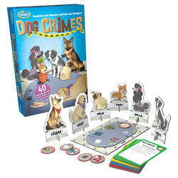 ThinkFun – 76413 – Dog Crimes – Kombiniere die Hinweise und finde den Übeltäter! Deduktionsspiel für Fellnasenfreunde