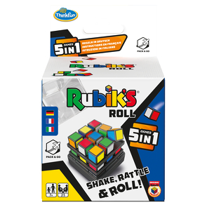 ThinkFun – 76458 – Rubik’s Roll – Die Rubik’s Spielesammlung für Jungen und Mädchen ab 8 Jahren in praktischer Mitnahmebox. Ein tolles Geschenk für alle Fans des original Rubik’s Cube.