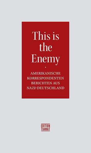 This is the Enemy von Hofmann,  Norbert