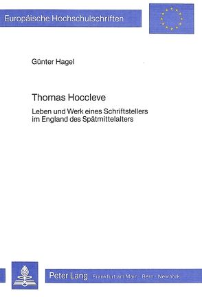 Thomas Hoccleve von Hagel,  Günter