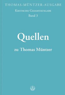 Thomas-Müntzer-Ausgabe von Held,  Wieland, Hoyer,  Siegfried, Junghans,  Helmar