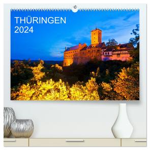 THÜRINGEN 2024 (hochwertiger Premium Wandkalender 2024 DIN A2 quer), Kunstdruck in Hochglanz von Dieterich,  Werner