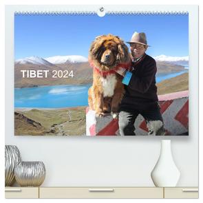 Tibet 2024 (hochwertiger Premium Wandkalender 2024 DIN A2 quer), Kunstdruck in Hochglanz von Antje Neßler,  Fotodesign