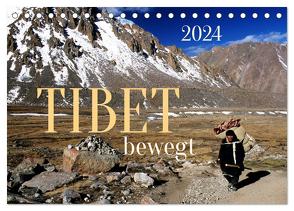 Tibet bewegt (Tischkalender 2024 DIN A5 quer), CALVENDO Monatskalender von Bergermann,  Manfred