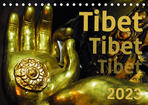 Tibet – Tibet – Tibet 2023 (Tischkalender 2023 DIN A5 quer) von Bergermann,  Manfred