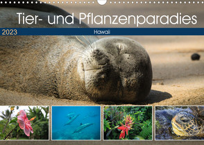 Tier- und Pflanzenparadies Hawaii (Wandkalender 2023 DIN A3 quer) von Krauss,  Florian