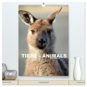 Tiere – Animals (hochwertiger Premium Wandkalender 2024 DIN A2 hoch), Kunstdruck in Hochglanz von Schickert,  Peter