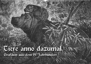 Tiere anno dazumal (Wandkalender 2022 DIN A2 quer) von Berg,  Martina