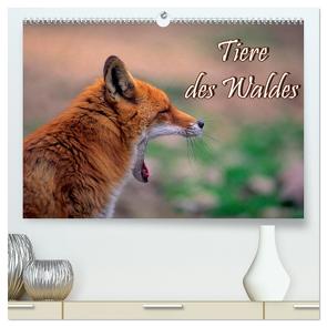 Tiere des Waldes (hochwertiger Premium Wandkalender 2024 DIN A2 quer), Kunstdruck in Hochglanz von Geduldig,  Bildagentur