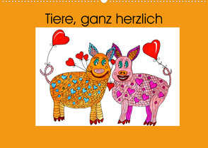 Tiere, ganz herzlich (Wandkalender 2023 DIN A2 quer) von Sarnade