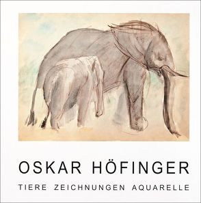 Tiere Zeichnungen Aquarelle von Höfinger,  Oskar