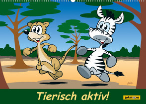 Tierisch aktiv! (Wandkalender 2023 DIN A2 quer) von jokatoons