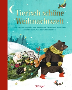 Tierisch schöne Weihnachtszeit von Boie,  Kirsten, Krüss,  James, Lindgren,  Astrid, Maar,  Paul, Mair,  Martina, Michaelis,  Antonia, Scheffler,  Ursel, Stegmaier,  Andrea, Straßer,  Susanne, Timm,  Jutta, Wessels,  Ruth