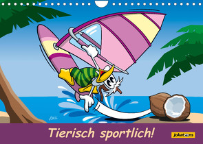 Tierisch sportlich! (Wandkalender 2023 DIN A4 quer) von jokatoons