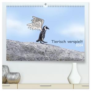 Tierisch verspielt (hochwertiger Premium Wandkalender 2024 DIN A2 quer), Kunstdruck in Hochglanz von www.photoon.ch,  www.photoon.ch