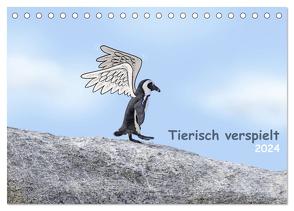 Tierisch verspielt (Tischkalender 2024 DIN A5 quer), CALVENDO Monatskalender von www.photoon.ch,  www.photoon.ch