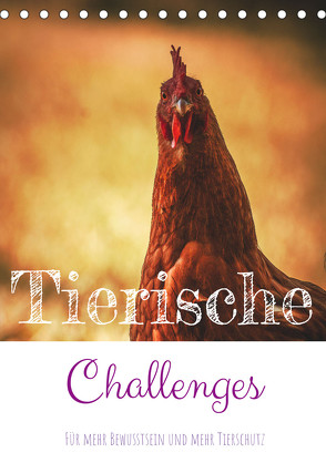 Tierische Challenges: Für mehr Bewusstsein und mehr Tierschutz (Tischkalender 2023 DIN A5 hoch) von MSK-Charakterbilder