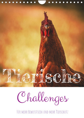 Tierische Challenges: Für mehr Bewusstsein und mehr Tierschutz (Wandkalender 2023 DIN A4 hoch) von MSK-Charakterbilder