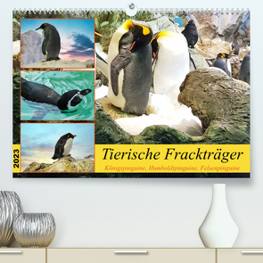 Tierische Frackträger (Premium, hochwertiger DIN A2 Wandkalender 2023, Kunstdruck in Hochglanz) von Kleemann,  Claudia