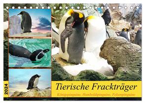 Tierische Frackträger (Tischkalender 2024 DIN A5 quer), CALVENDO Monatskalender von Kleemann,  Claudia