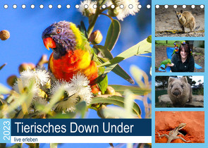 Tierisches Down Under – live erleben (Tischkalender 2023 DIN A5 quer) von Fietzek,  Anke