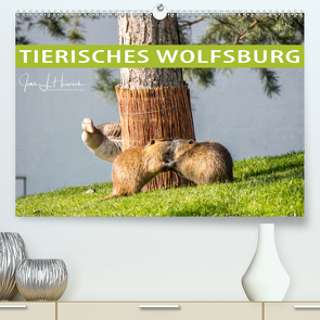 Tierisches Wolfsburg (Premium, hochwertiger DIN A2 Wandkalender 2021, Kunstdruck in Hochglanz) von L. Heinrich,  Jens