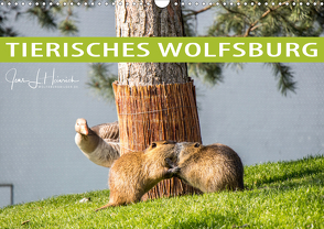 Tierisches Wolfsburg (Wandkalender 2021 DIN A3 quer) von L. Heinrich,  Jens