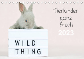 Tierkinder ganz frech (Tischkalender 2023 DIN A5 quer) von Eckelt,  Natalie