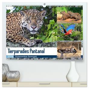 Tierparadies Pantanal (hochwertiger Premium Wandkalender 2024 DIN A2 quer), Kunstdruck in Hochglanz von und Yvonne Herzog,  Michael