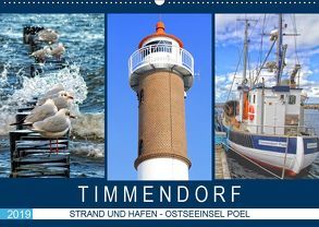 Timmendorf Strand und Hafen – Ostseeinsel Poel (Wandkalender 2019 DIN A2 quer) von Felix,  Holger