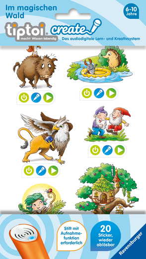 tiptoi® CREATE Sticker Im magischen Wald von Broska,  Elke