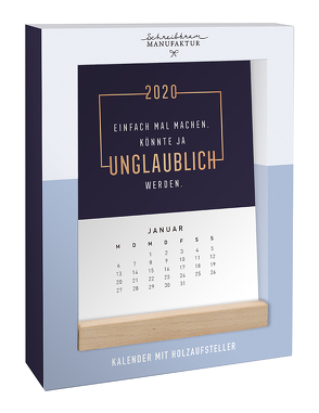 Tischkalender 2020 Einfach mal machen