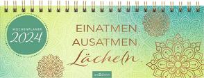 Tischkalender Einatmen. Ausatmen. Lächeln. 2024