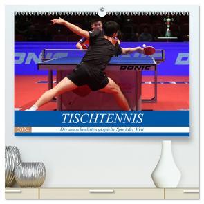 Tischtennis – Der am schnellsten gespielte Sport der Welt (hochwertiger Premium Wandkalender 2024 DIN A2 quer), Kunstdruck in Hochglanz von Robert,  Boris