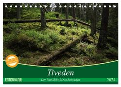 Tiveden, der NatURWALD in Schweden (Tischkalender 2024 DIN A5 quer), CALVENDO Monatskalender von Loewa,  Bernhard