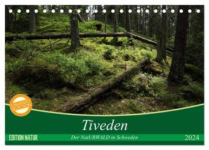 Tiveden, der NatURWALD in Schweden (Tischkalender 2024 DIN A5 quer), CALVENDO Monatskalender von Loewa,  Bernhard