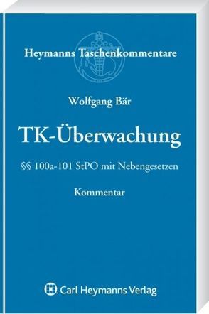 TK-Überwachung von Bär,  Wolfgang