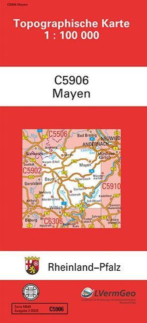 TK100 C5906 Mayen von Landesamt für Vermessung und Geobasisinformation Rheinland-Pfalz